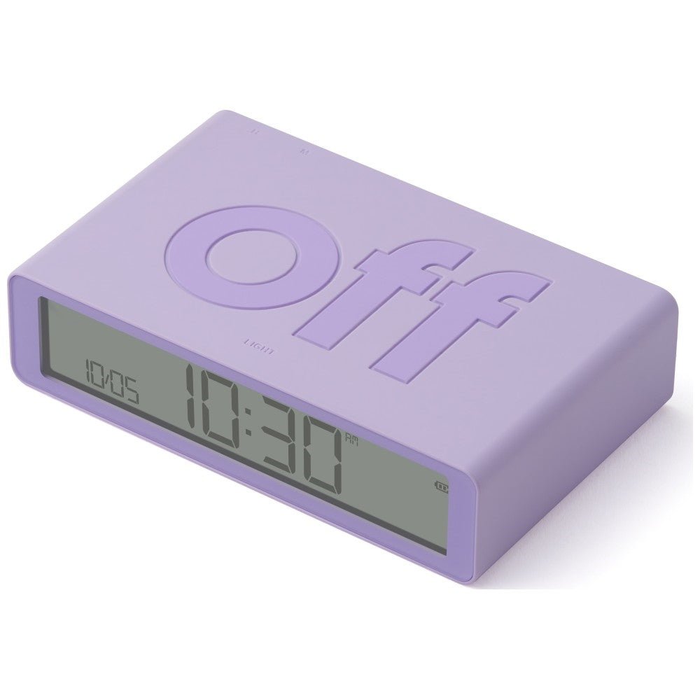 Lexon Ψηφιακό Ξυπνητήρι Διπλής Όψης - Flip Classic - Lilac