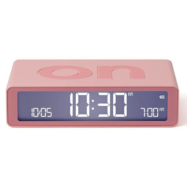 Lexon Ψηφιακό Ξυπνητήρι Διπλής Όψης - Flip Classic - Pink