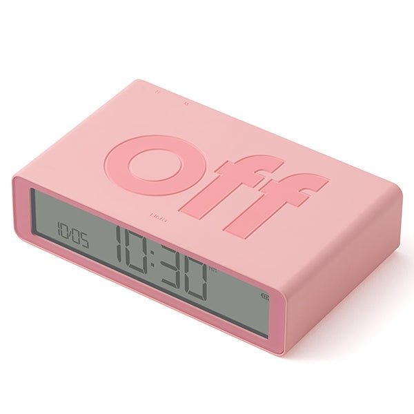 Lexon Ψηφιακό Ξυπνητήρι Διπλής Όψης - Flip Classic - Pink