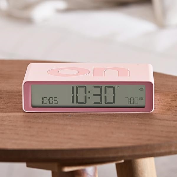 Lexon Ψηφιακό Ξυπνητήρι Διπλής Όψης - Flip Classic - Pink