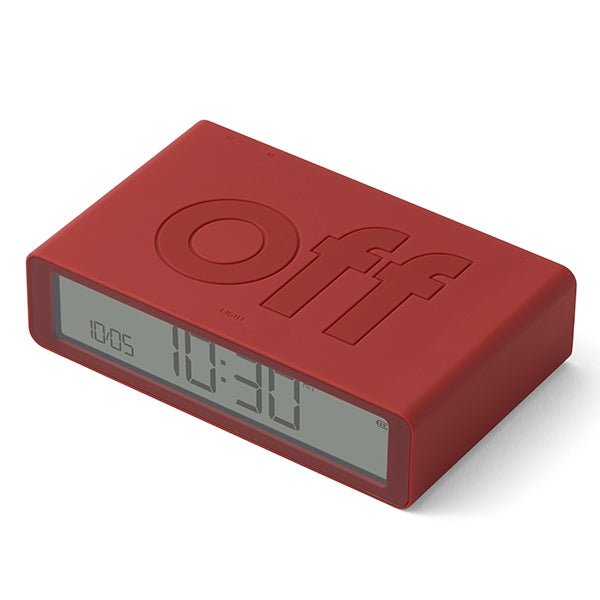 Lexon Ψηφιακό Ξυπνητήρι Διπλής Όψης - Flip Classic - Red