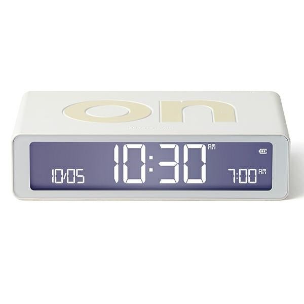 Lexon Ψηφιακό Ξυπνητήρι Διπλής Όψης - Flip Classic - White