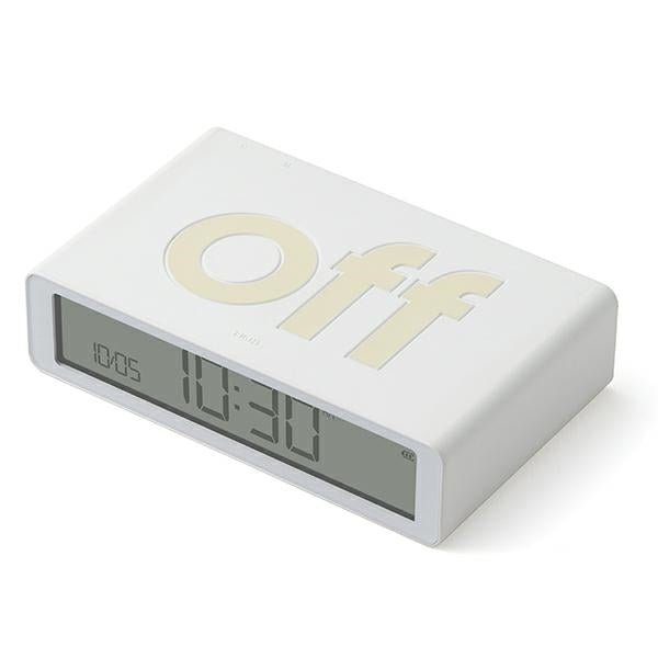 Lexon Ψηφιακό Ξυπνητήρι Διπλής Όψης - Flip Classic - White