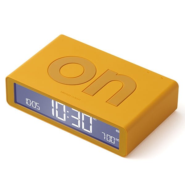 Lexon Ψηφιακό Ξυπνητήρι Διπλής Όψης - Flip Classic - Yellow