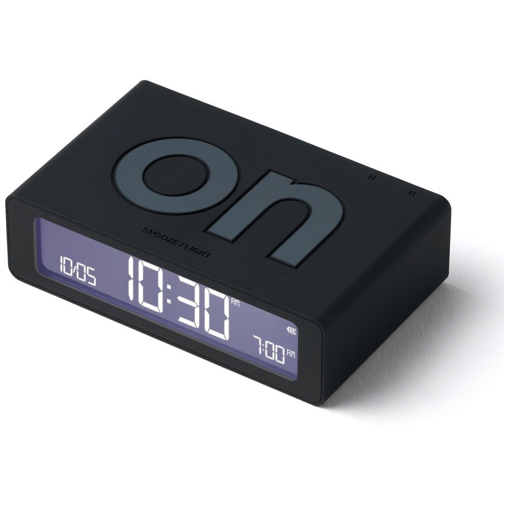 Lexon Ψηφιακό Ξυπνητήρι Διπλής Όψης - Flip Mini - Black