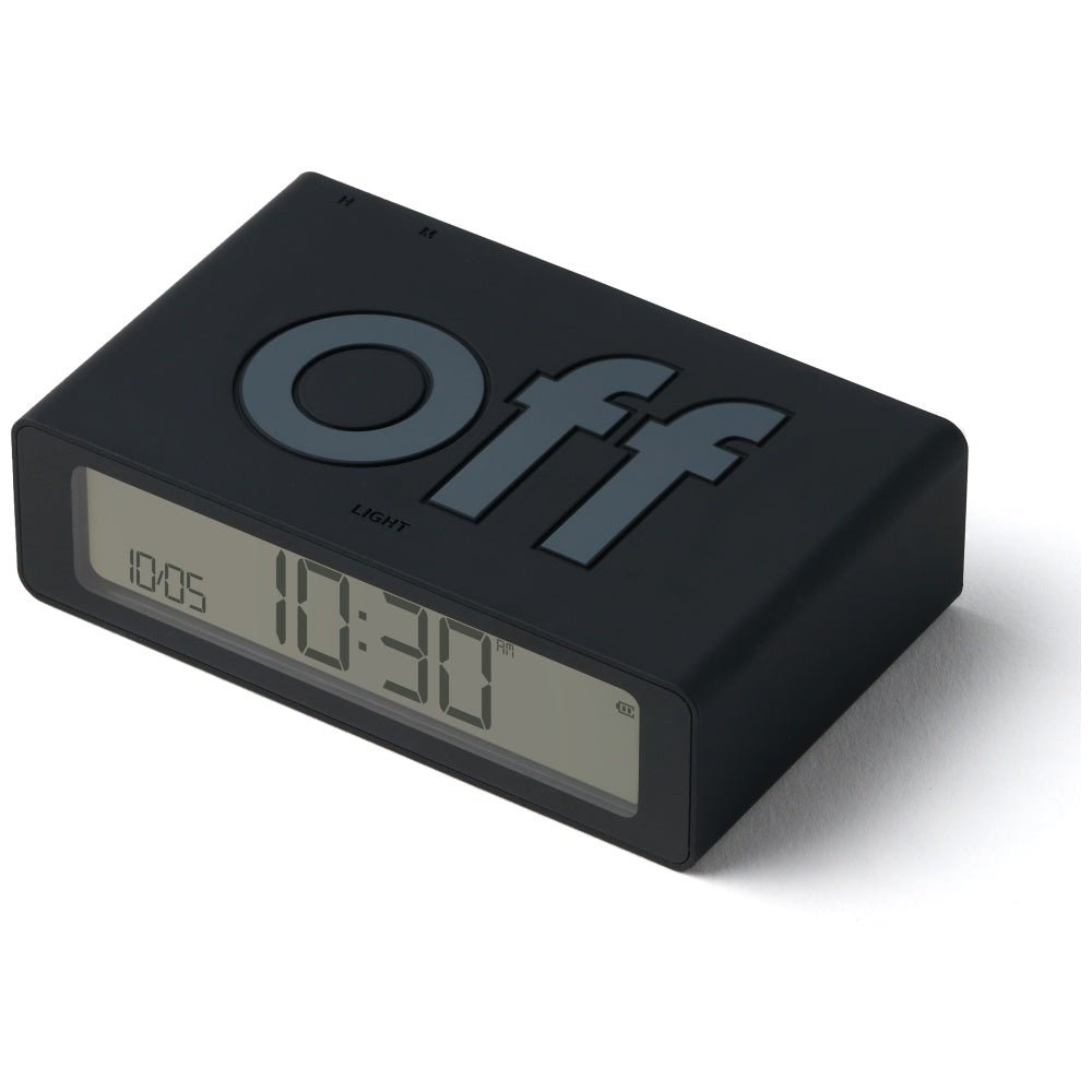 Lexon Ψηφιακό Ξυπνητήρι Διπλής Όψης - Flip Mini - Black