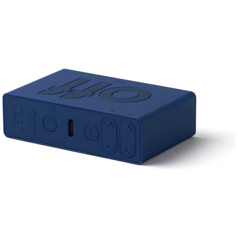 Lexon Ψηφιακό Ξυπνητήρι Διπλής Όψης - Flip Mini - Dark Blue