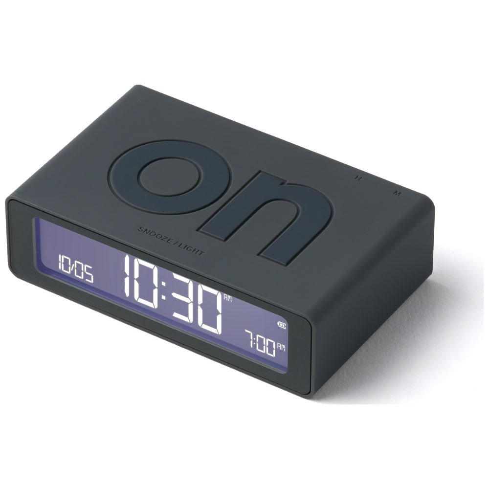 Lexon Ψηφιακό Ξυπνητήρι Διπλής Όψης - Flip Mini - Dark Grey
