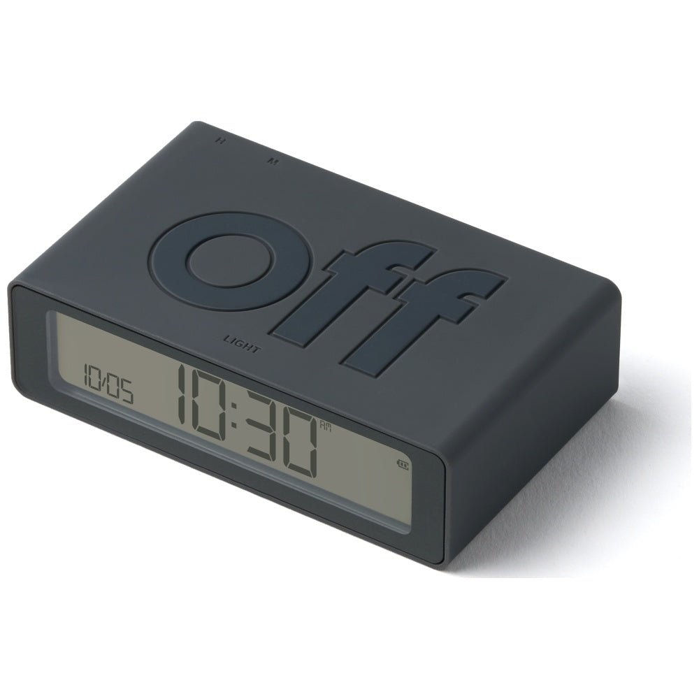 Lexon Ψηφιακό Ξυπνητήρι Διπλής Όψης - Flip Mini - Dark Grey
