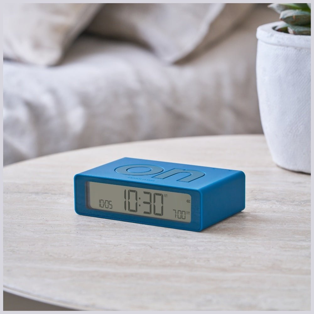 Lexon Ψηφιακό Ξυπνητήρι Διπλής Όψης - Flip Mini - Duck Blue