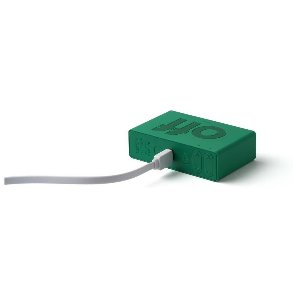 Lexon Ψηφιακό Ξυπνητήρι Διπλής Όψης - Flip Mini - Green Emerald