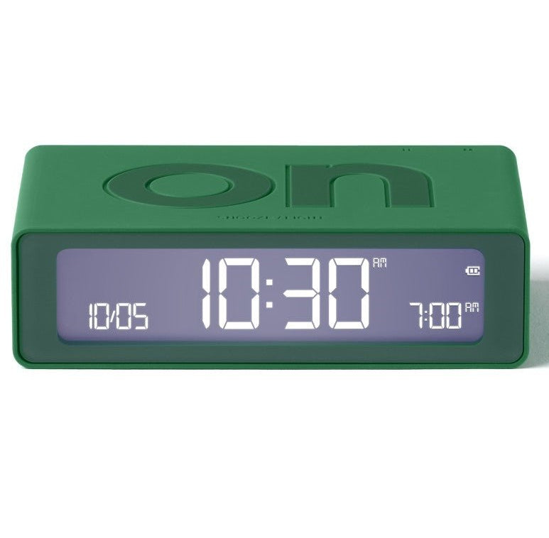 Lexon Ψηφιακό Ξυπνητήρι Διπλής Όψης - Flip Mini - Green Emerald