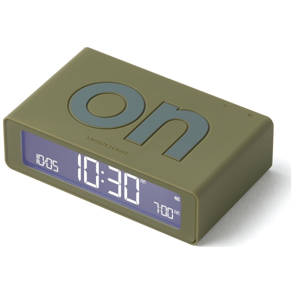 Lexon Ψηφιακό Ξυπνητήρι Διπλής Όψης - Flip Mini - Khaki