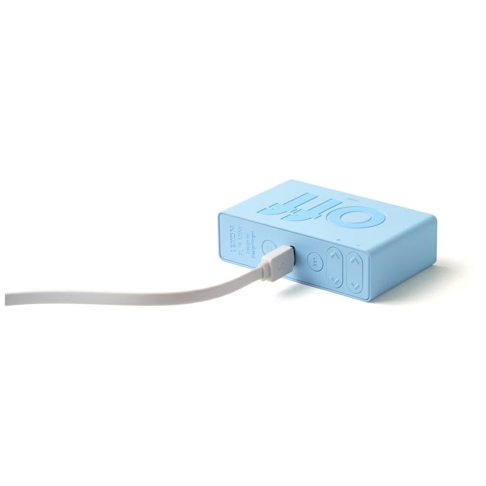 Lexon Ψηφιακό Ξυπνητήρι Διπλής Όψης - Flip Mini - Light Blue
