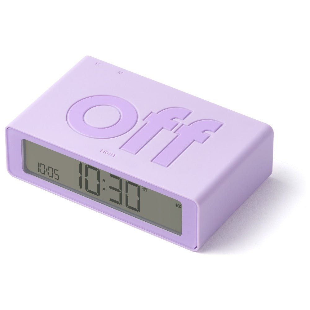 Lexon Ψηφιακό Ξυπνητήρι Διπλής Όψης - Flip Mini - Light Lilac