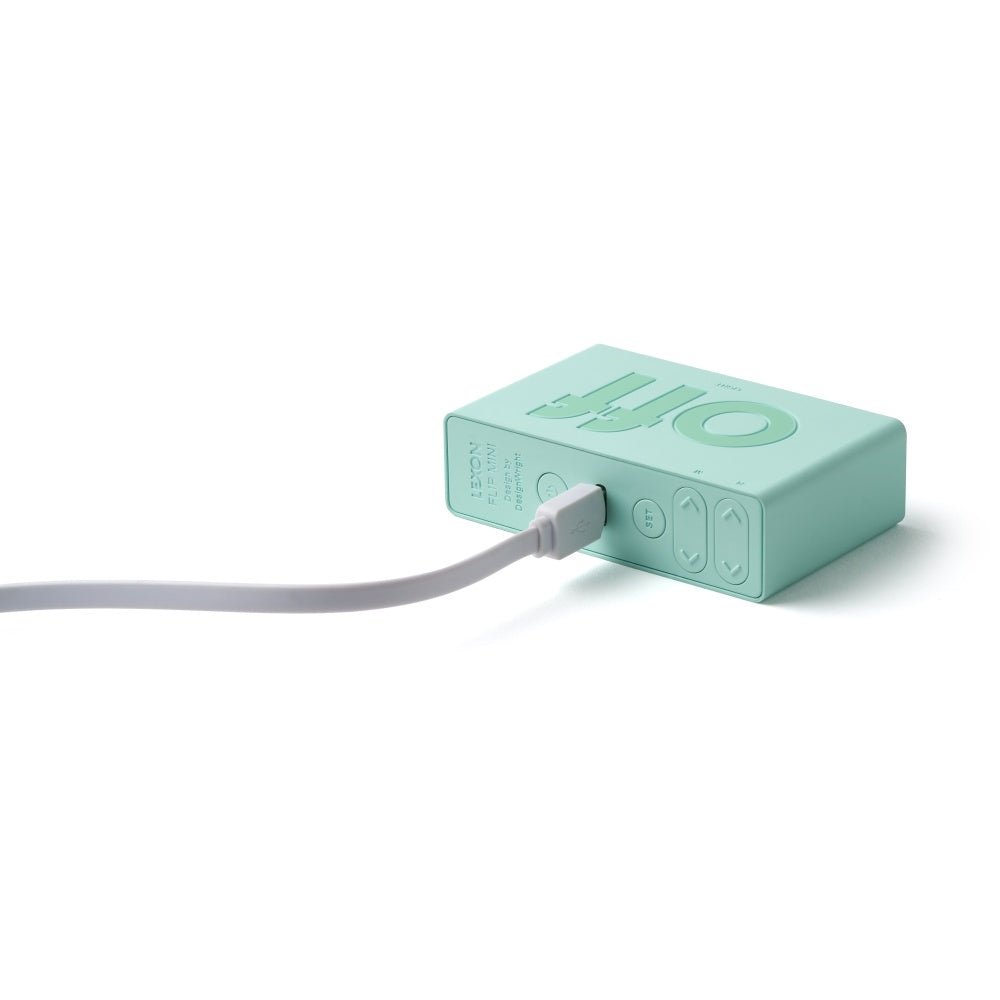Lexon Ψηφιακό Ξυπνητήρι Διπλής Όψης - Flip Mini - Mint