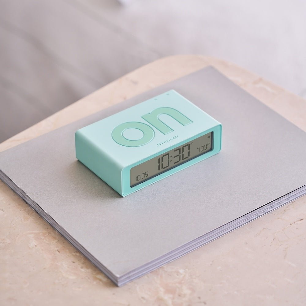 Lexon Ψηφιακό Ξυπνητήρι Διπλής Όψης - Flip Mini - Mint