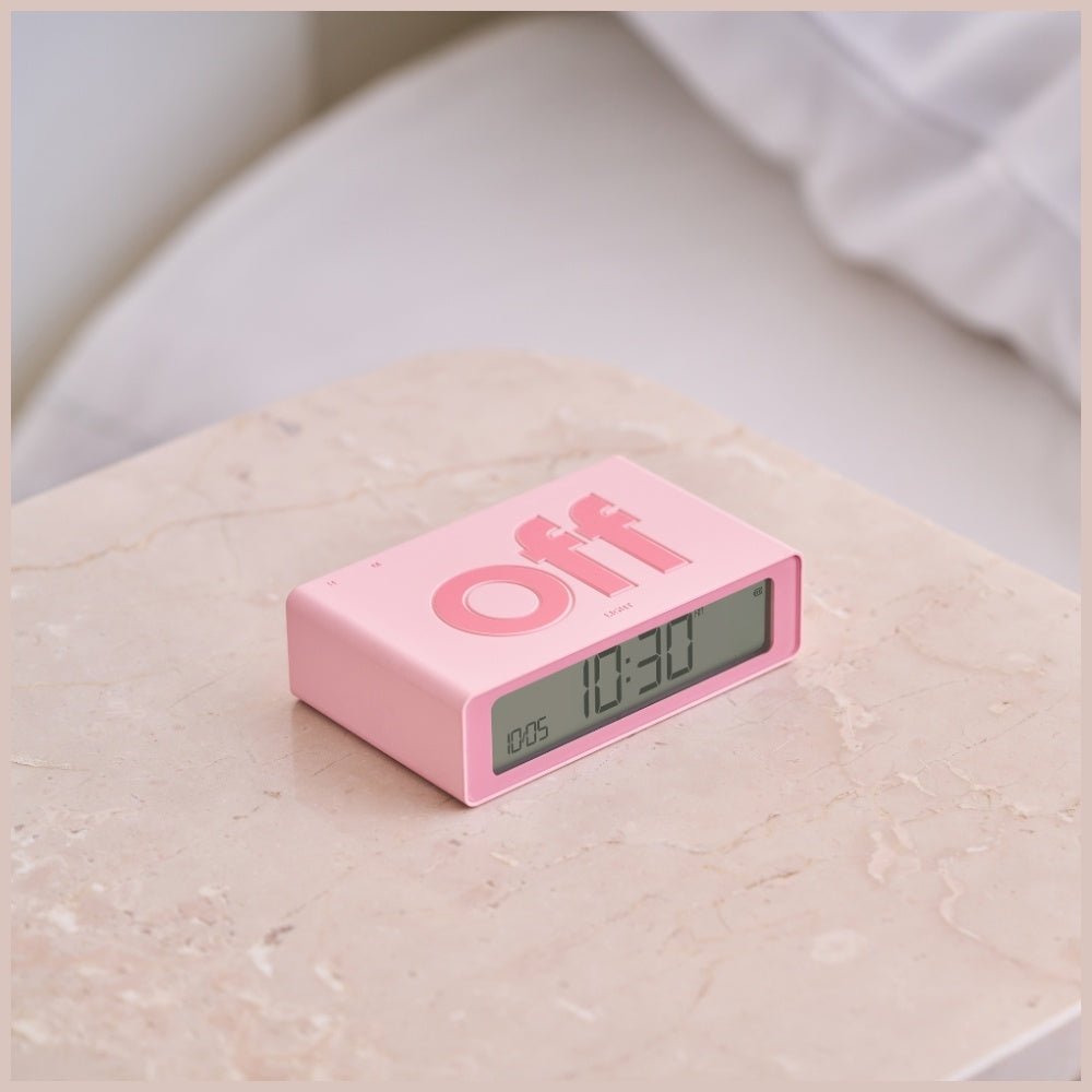 Lexon Ψηφιακό Ξυπνητήρι Διπλής Όψης - Flip Mini - Pink