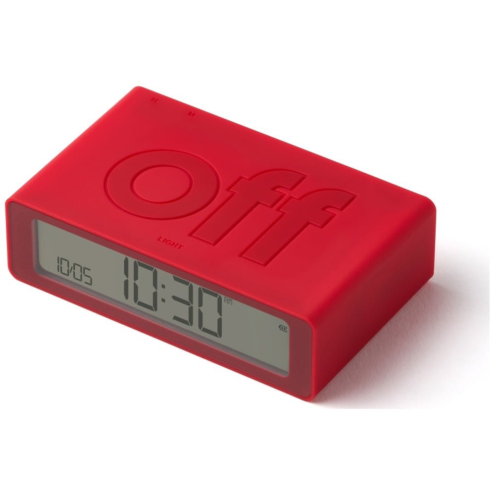 Lexon Ψηφιακό Ξυπνητήρι Διπλής Όψης - Flip Mini - Red