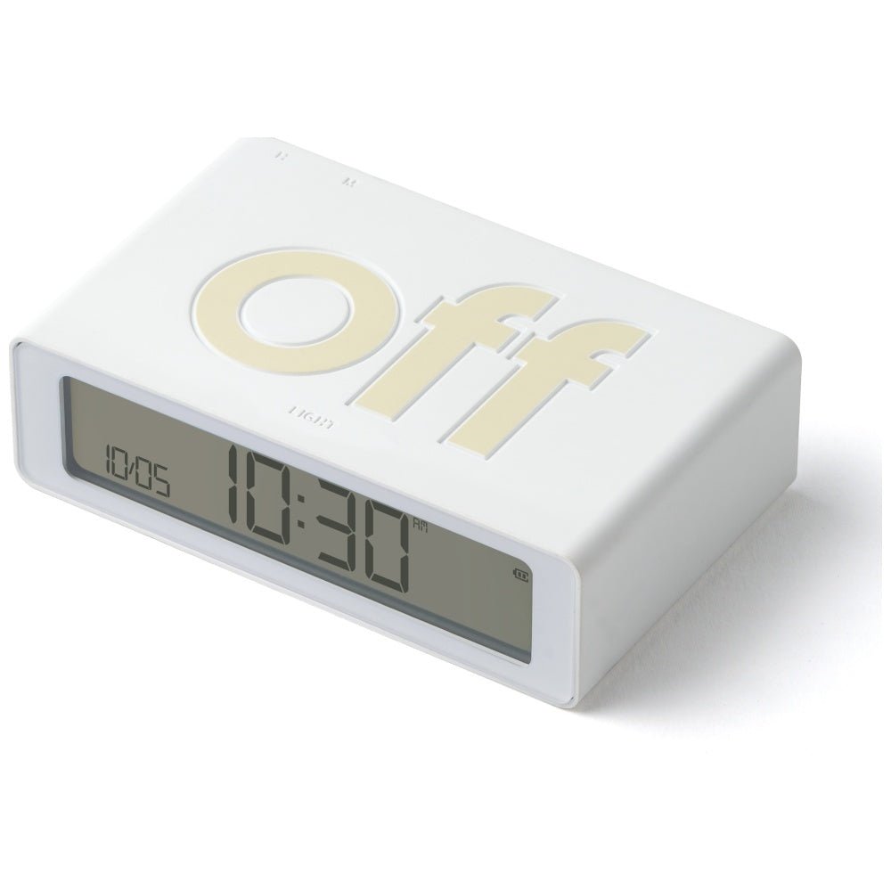 Lexon Ψηφιακό Ξυπνητήρι Διπλής Όψης - Flip Mini - White