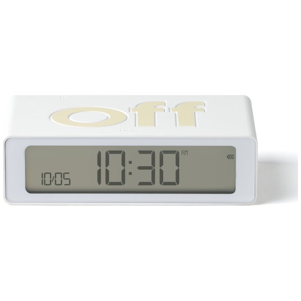 Lexon Ψηφιακό Ξυπνητήρι Διπλής Όψης - Flip Mini - White
