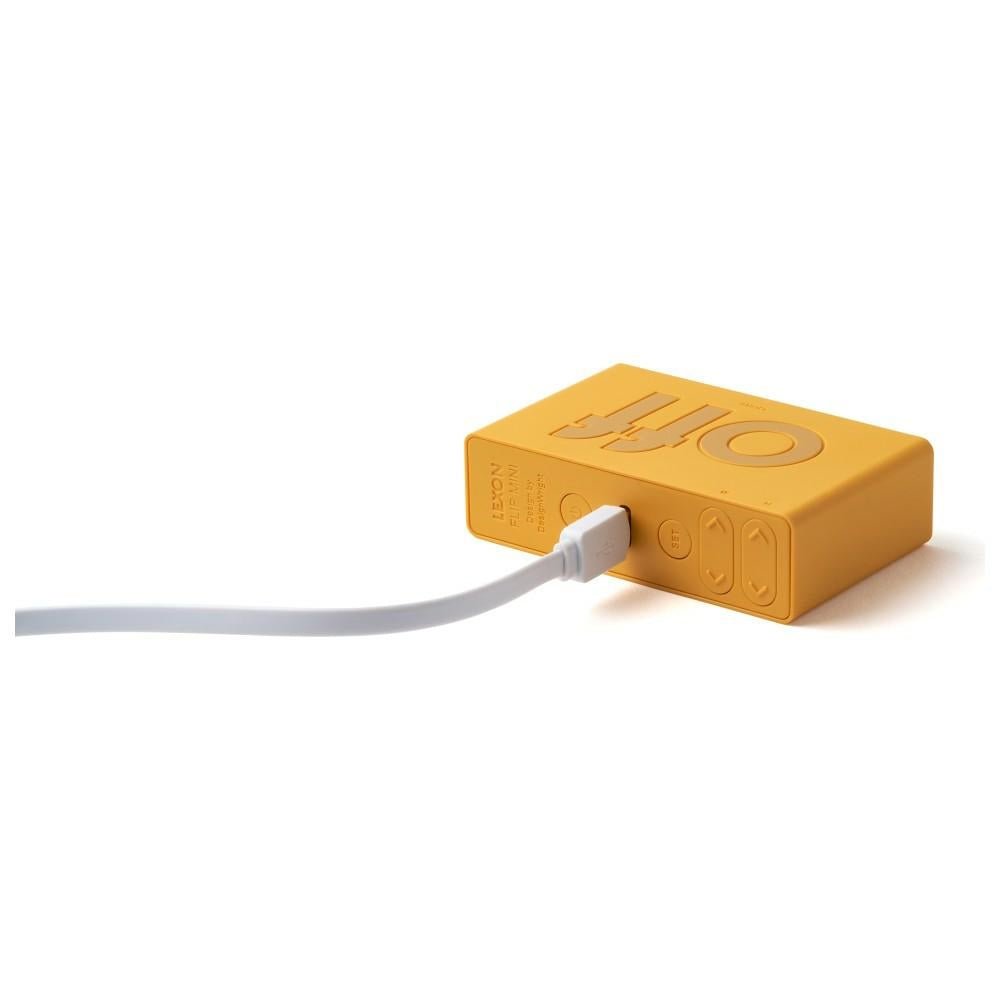 Lexon Ψηφιακό Ξυπνητήρι Διπλής Όψης - Flip Mini - Yellow