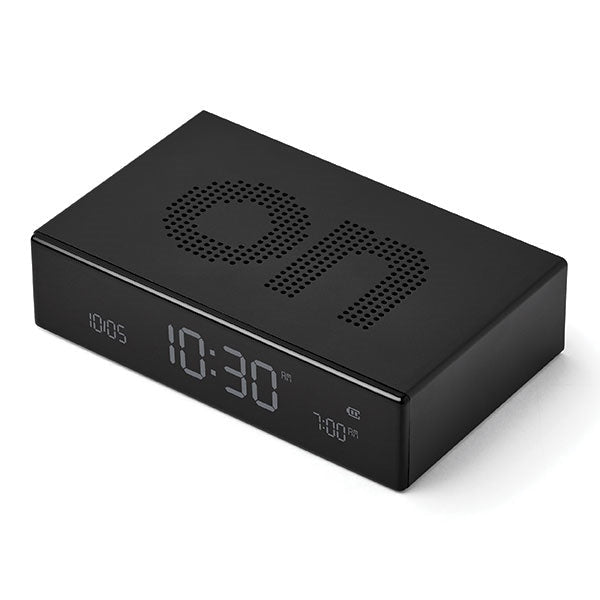 Lexon Ψηφιακό Ξυπνητήρι Διπλής Όψης - Flip Premium - Black