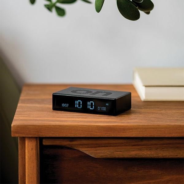 Lexon Ψηφιακό Ξυπνητήρι Διπλής Όψης - Flip Premium - Black