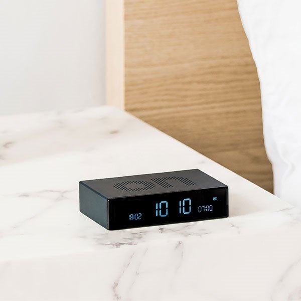 Lexon Ψηφιακό Ξυπνητήρι Διπλής Όψης - Flip Premium - Black