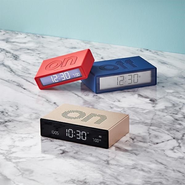 Lexon Ψηφιακό Ξυπνητήρι Διπλής Όψης - Flip Premium - Blue