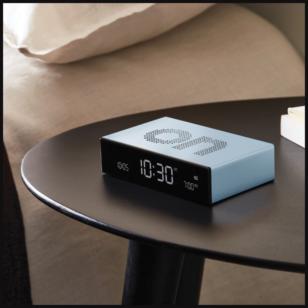 Lexon Ψηφιακό Ξυπνητήρι Διπλής Όψης - Flip Premium - Light Blue