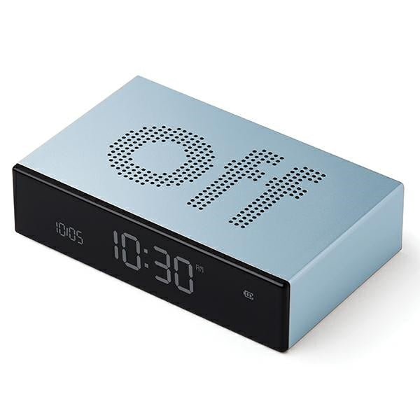 Lexon Ψηφιακό Ξυπνητήρι Διπλής Όψης - Flip Premium - Light Blue