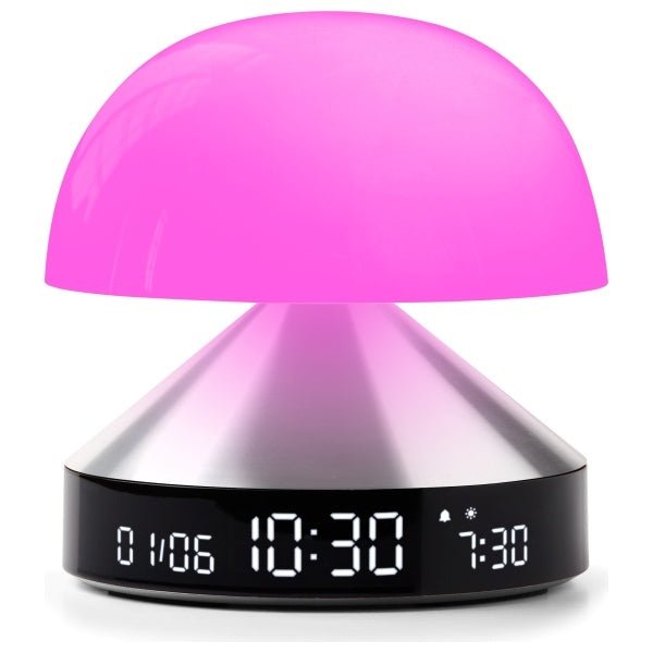 Lexon Ψηφιακό Ξυπνητήρι με Φωτιστικό LED - Mina Sunrise - Aluminum