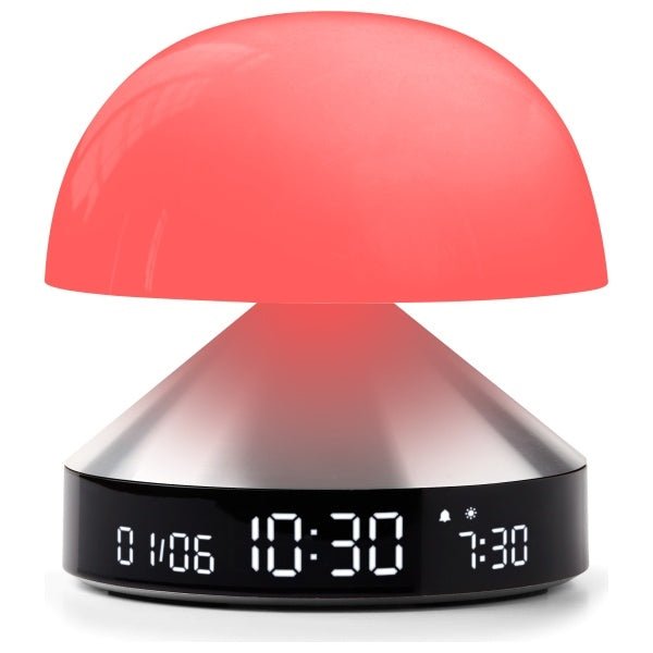 Lexon Ψηφιακό Ξυπνητήρι με Φωτιστικό LED - Mina Sunrise - Aluminum