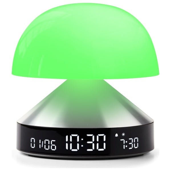 Lexon Ψηφιακό Ξυπνητήρι με Φωτιστικό LED - Mina Sunrise - Aluminum