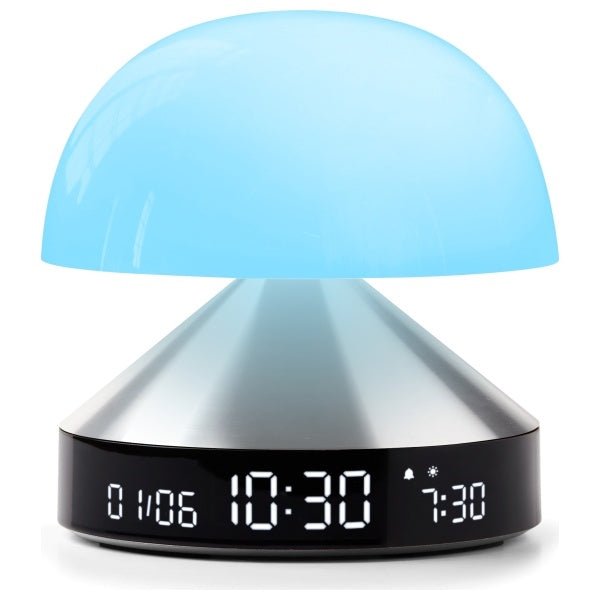 Lexon Ψηφιακό Ξυπνητήρι με Φωτιστικό LED - Mina Sunrise - Aluminum