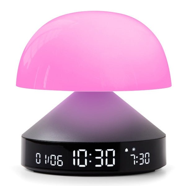 Lexon Ψηφιακό Ξυπνητήρι με Φωτιστικό LED - Mina Sunrise - Metallic Grey