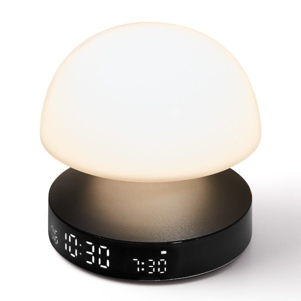 Lexon Ψηφιακό Ξυπνητήρι με Φωτιστικό LED - Mina Sunrise - Metallic Grey