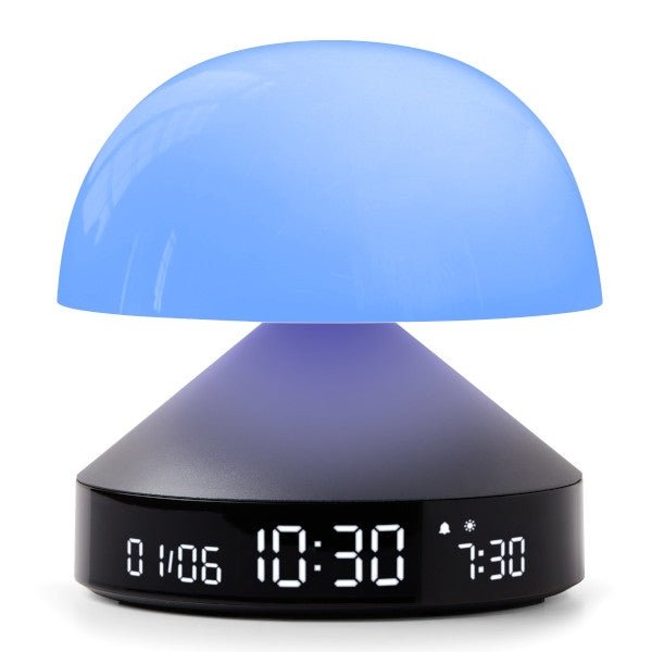Lexon Ψηφιακό Ξυπνητήρι με Φωτιστικό LED - Mina Sunrise - Metallic Grey