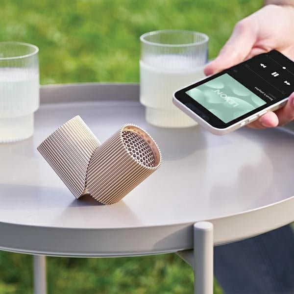 Lexon Σετ με 2 Μαγνητικά Φορητά Ηχεία Bluetooth - Ray Speaker - Gold
