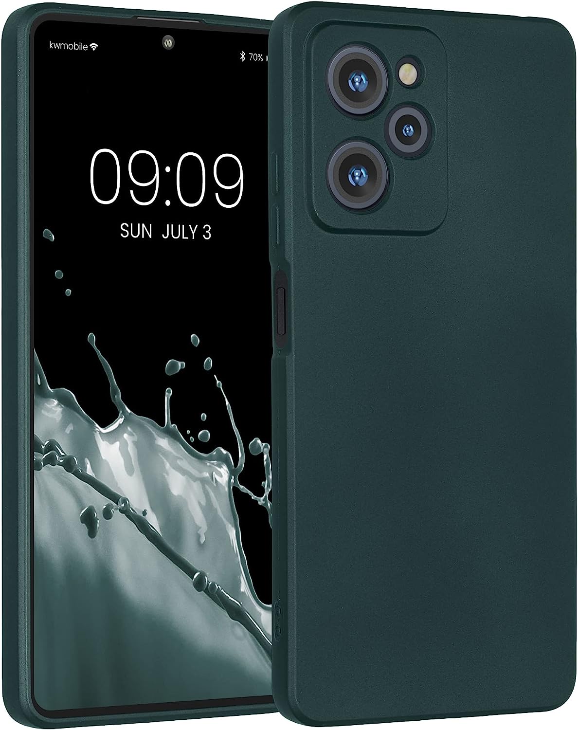 KW Xiaomi Poco X5 Pro 5G Θήκη Σιλικόνης TPU - Metallic Petrol - 60897.14