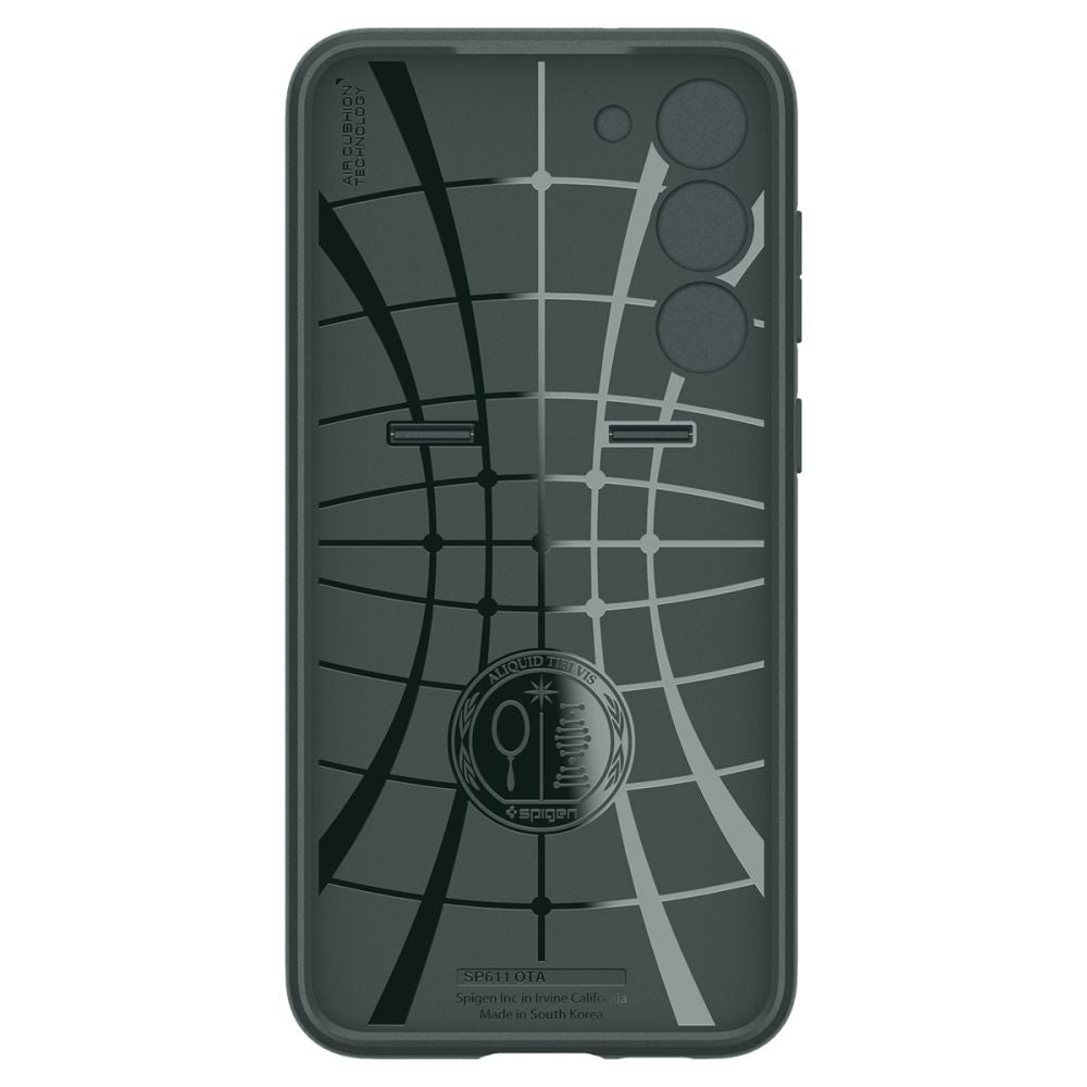 Spigen Samsung Galaxy S23 Optik Armor Θήκη Σιλικόνης με Κάλυμμα για την Κάμερα - Abyss Green