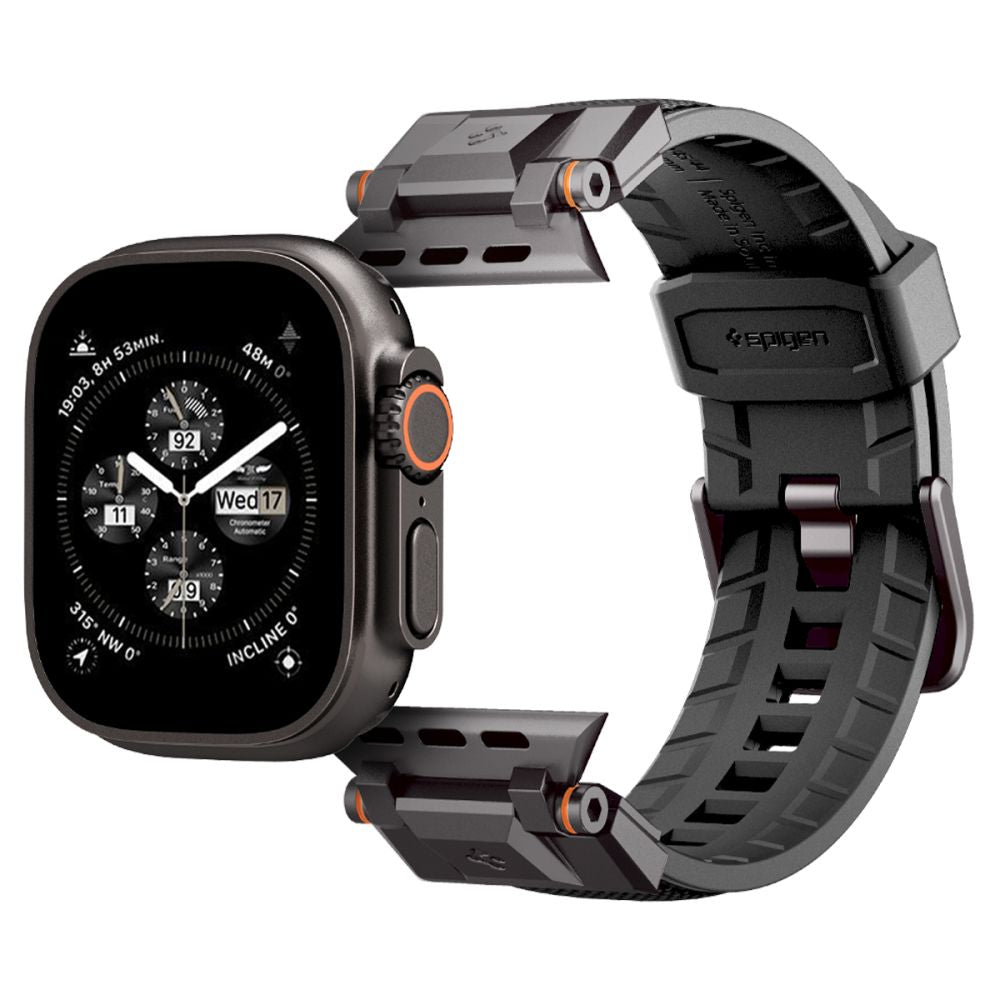 Spigen Λουράκι Apple Watch 8/9/10/11 - SE (1/2/3) - Ultra (1/2/3) – 44/45/46/49mm DuraPro Armor - Black Edition