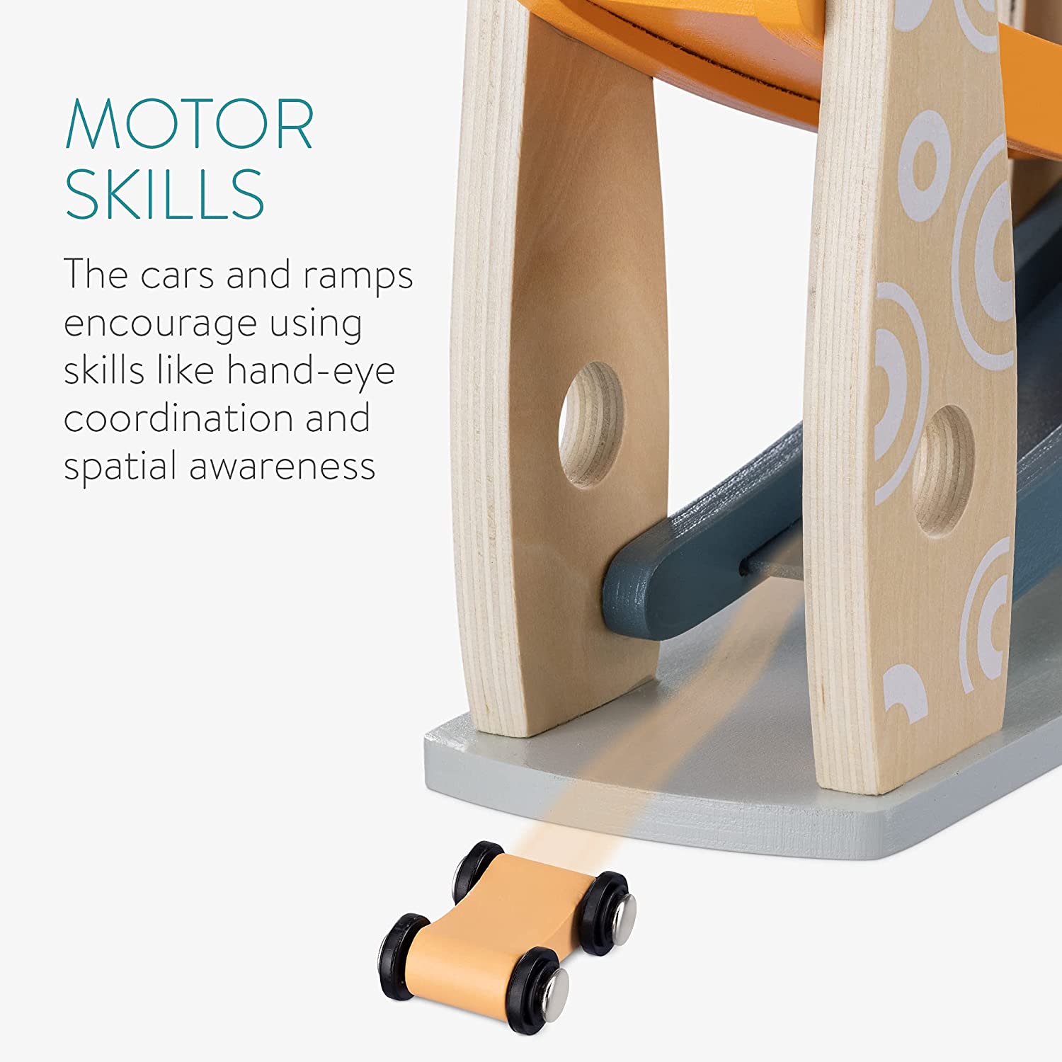 Navaris Ξύλινη Πίστα Αγώνων με 3 Αυτοκινητάκια - 54243.01