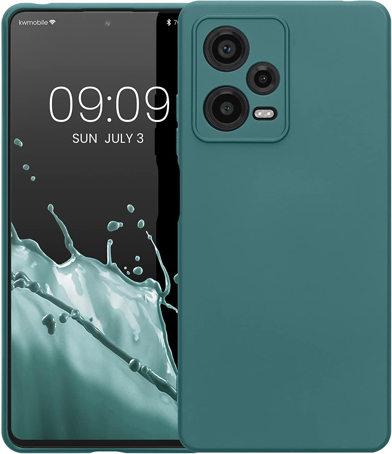 KW Xiaomi Redmi Note 12 Pro Θήκη Σιλικόνης Rubberized TPU - Arctic Night - 60733.207