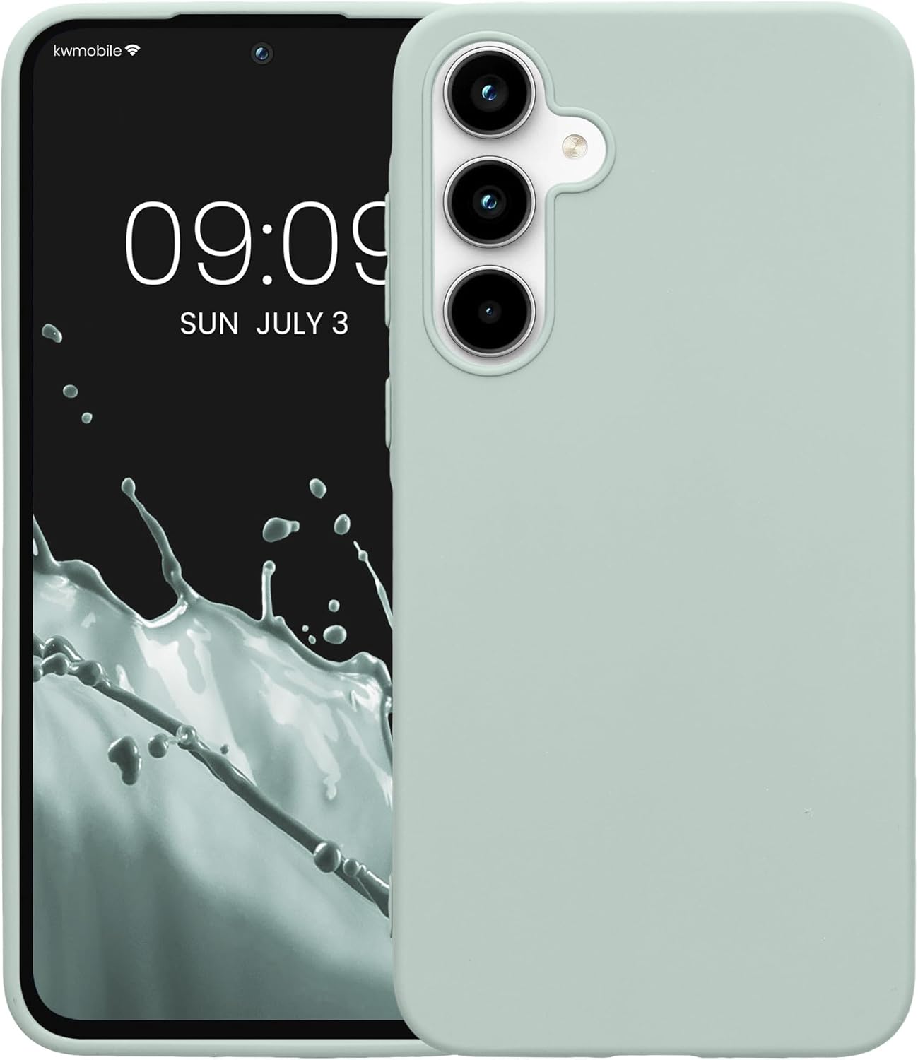 KW Samsung Galaxy A35 5G Λεπτή Θήκη Σιλικόνης TPU - Cool Mint