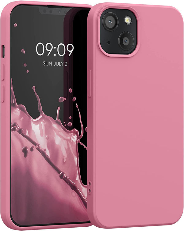 KW iPhone 13 Θήκη Σιλικόνης Rubberized TPU - Bubblegum Pink - 55948.212