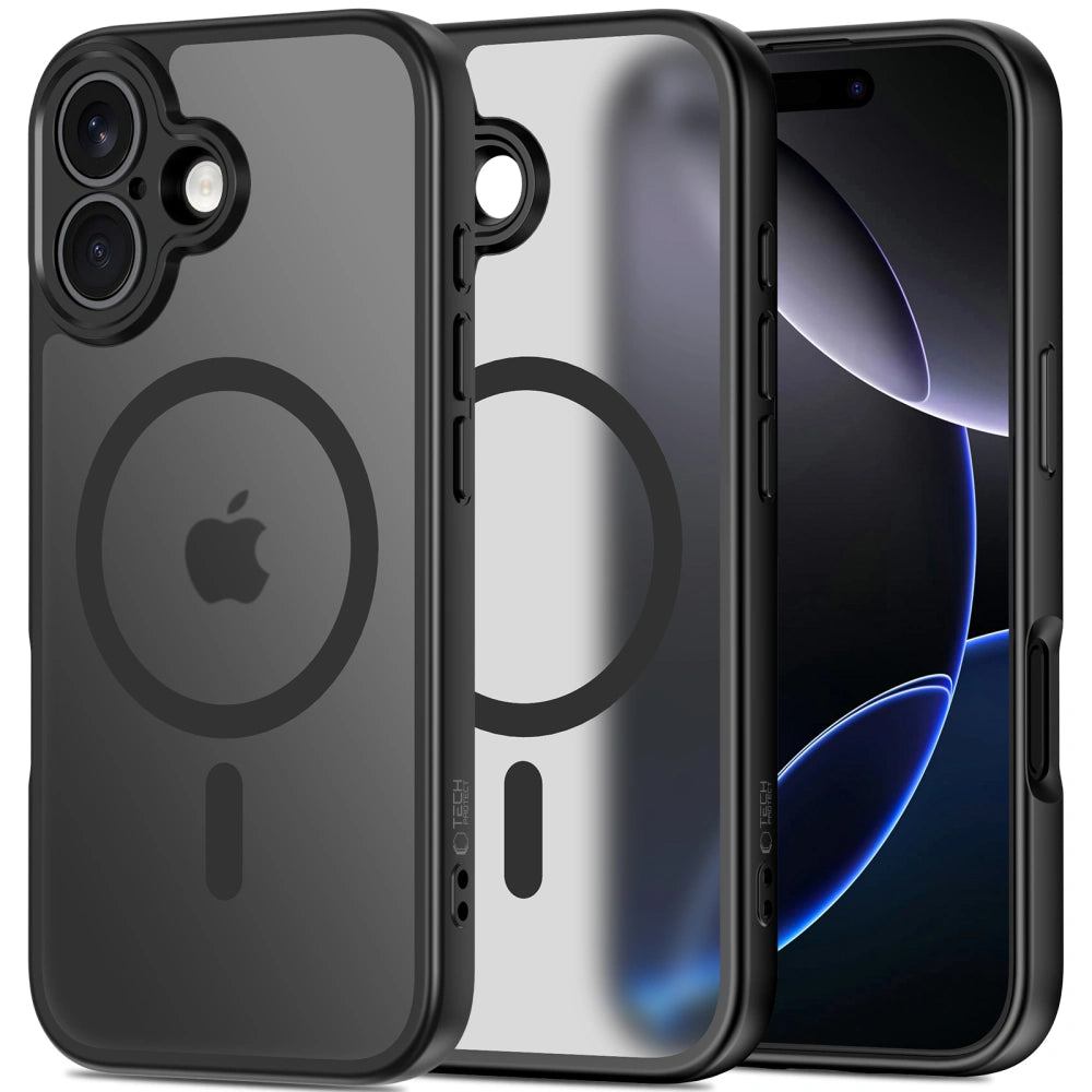 Tech-Protect iPhone 17 BasicMag - Σκληρή Θήκη με Πλαίσιο Σιλικόνης και MagSafe - Matte Black