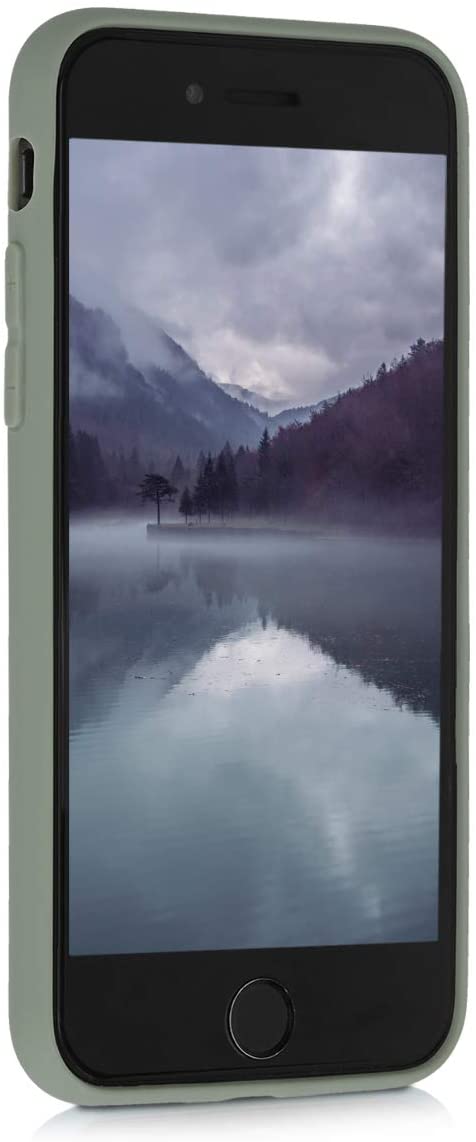 KW iPhone SE 2022 / SE 2020 / 7 / 8 Θήκη Σιλικόνης TPU - Grey Green - 39458.172