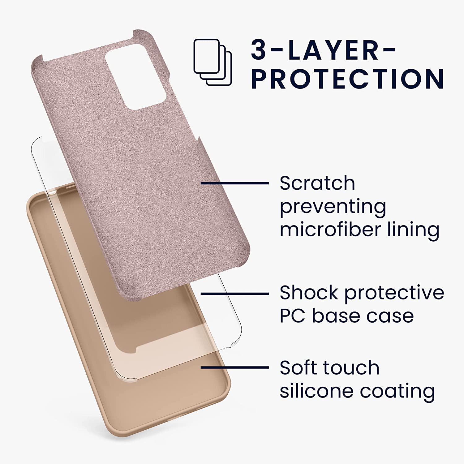 KW Xiaomi Redmi Note 11 Pro / Note 11 Pro 5G Θήκη Σιλικόνης Rubberized TPU - Macchiato - 57373.245